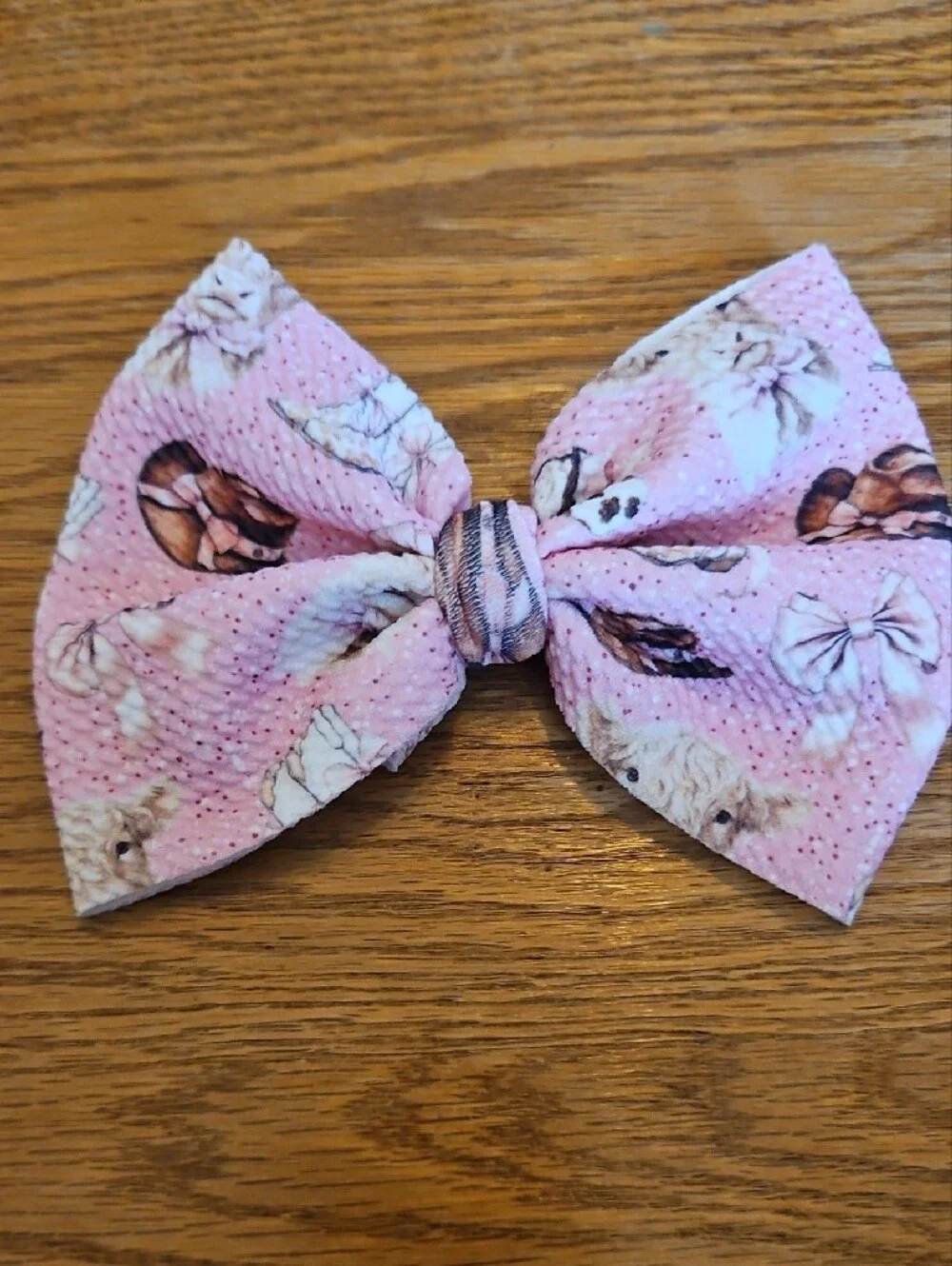 Farm Animal Bows On Clips